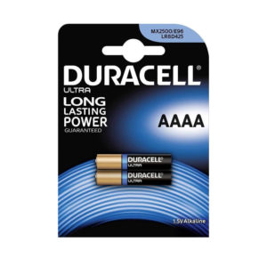 Duracell Ultra Alkaline Batteries AAAA 1.5V 2pcs (DULR8D425)(DURDULR8D425)
