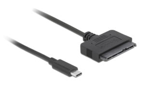 DELOCK 63803 | DELOCK καλώδιο USB-C σε SATA 22-pin 63803, 6Gb/s, 50cm, μαύρο