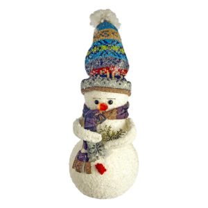 JK Home Décor - Χιονάνθρωπος Χριστουγέννων 33cm 1τμχ