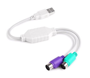 POWERTECH CAB-U047 | POWERTECH καλώδιο USB σε 2x PS2 θηλυκό CAB-U047, 0.20m, λευκό