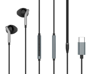 YISON YS-X6-BK | YISON earphones με μικρόφωνο X6, Type-C, 1.2m, μαύρα