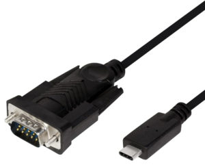 POWERTECH CAB-UC061 | POWERTECH καλώδιο USB-C σε σειριακή RS-232 CAB-UC061, 1.8m, μαύρο