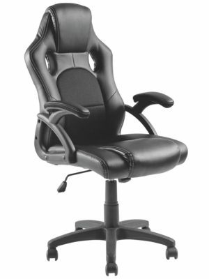 BRATECK 11CPU001 | BRATECK Καρέκλα γραφείου, ρυθμιζόμενη, με υποβραχιόνια, Μαύρη