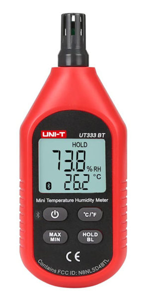 UNI-T UT333BT | UNI-T ψηφιακό θερμόμετρο & υγρασιόμετρο UT333BT, Bluetooth