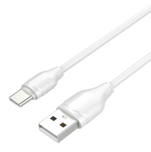 LDNIO 5210131073438 | LDNIO καλώδιο USB-C σε USB LS371, 2.1A, 1m, λευκό