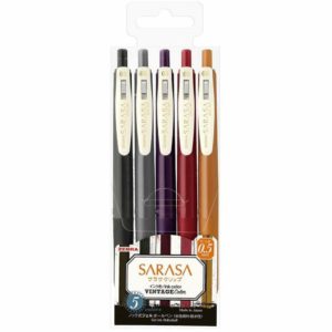 Zebra Sarasa Clip 0.5 Vintage Color 2 5 Color Pen Set (ZB-69422) (ZEB69422)