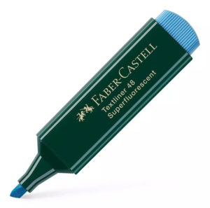 FABER CASTELL 154851 | FABER-CASTELL μαρκαδόρος υπογράμμισης Textliner 48, μπλε, 1τμχ