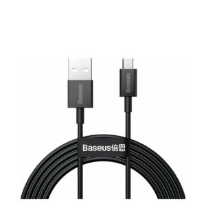 Baseus Superior Series Regular USB 2.0 to micro USB Cable Black 2m (CAMYS-A01) (BASCAMYSA01)