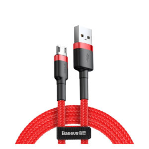 Baseus Cafule Braided USB 2.0 to micro USB Cable Red 1m (CAMKLF-B09) (BASCAMKLFB09)
