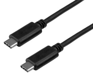 POWERTECH PTH-087 | POWERTECH καλώδιο USB-C PTH-087, 100W, 480Mbps, E-mark, 1m, μαύρο