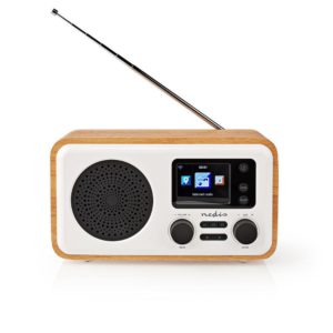 Nedis Portable DAB+ Stream Radio with Bluetooth and USB White (RDIN2000WT) (NEDRDIN2000WT)