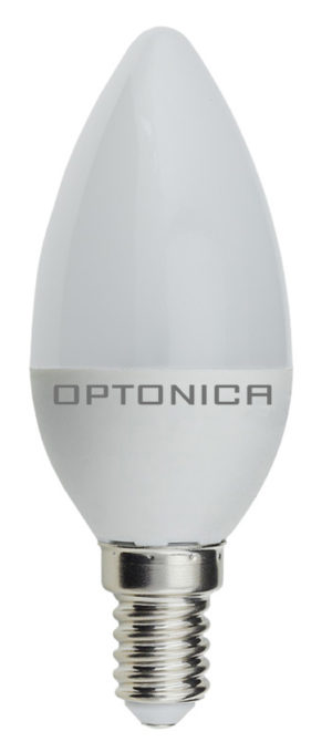 OPTONICA OPT-1426 | OPTONICA LED λάμπα candle C37 1426, 5,5W, 4500K, E14, 450lm