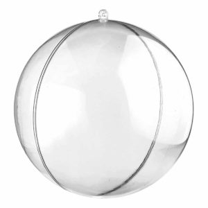 JK Home Décor - Μπάλα 16cm Ανοιγόμενη Πλαστική 3τμχ