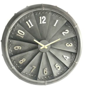 JK Home Décor - Ρολόι Μεταλλικό Μαυρο 60cm 1τμχ