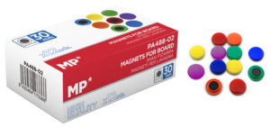 MP PA488-02 | MP χρωματιστός μαγνήτης PA488-02, 30mm, 12τμχ