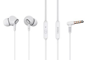 CELEBRAT G21-WH | CELEBRAT earphones με μικρόφωνο G21, 3.5mm, 1.2m, λευκά