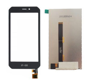ULEFONE TP+LCD-ARMX7 | ULEFONE LCD & Touch Panel για smartphone Armor X6/X7/X7 Pro, μαύρη