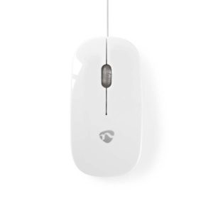 Nedis Wired Mouse Wired Mouse White (MSWD200WT) (NEDMSWD200WT)