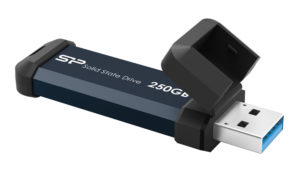 SILICON POWER SP250GBUF3S60V1B | SILICON POWER εξωτερικός SSD MS60, 250GB, USB 3.2, 600-500MBps, μπλε