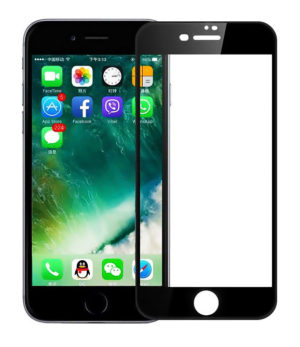 POWERTECH για iPhone 7 Plus Μαύρο | Προστασία Οθόνης Κινητού Full Face Tempered Glass 5D Full Glue