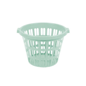 Homeplast Στρογγυλό Διάτρητο 40L Πράσινο | Καλάθι Απλύτων Πλαστικό
