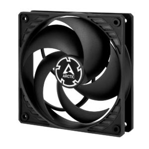Arctic P12 (black/black) - Pressure-optimised 120 mm Fan