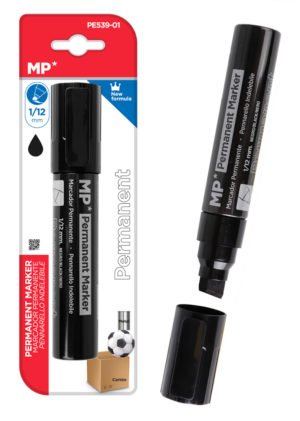 MP PE539-01 | MP ανεξίτηλος μαρκαδόρος PE539-01, 1/12mm, μαύρος