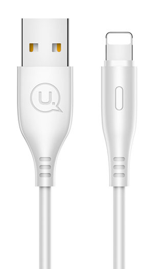 USAMS SJ266USB02 | USAMS καλώδιο Lightning σε USB US-SJ266, 2A, 1m, λευκό