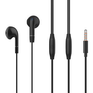 CELEBRAT G8-BK | CELEBRAT earphones με μικρόφωνο G8, 3.5mm, 1.2m, μαύρα