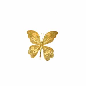 JK Home Décor - Πεταλουδα Διακοσμητική Χρυσή 1τμχ
