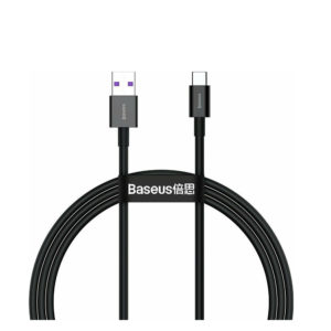 Baseus Superior USB 2.0 Cable USB-C male - USB-A male Black 1m (CATYS-01) (BASCATYS01)
