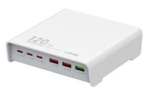 LDNIO 6933138601488 | LDNIO σταθμός φόρτισης Q605, 3x USB-C & 3x USB, 120W, PD/QC, λευκός