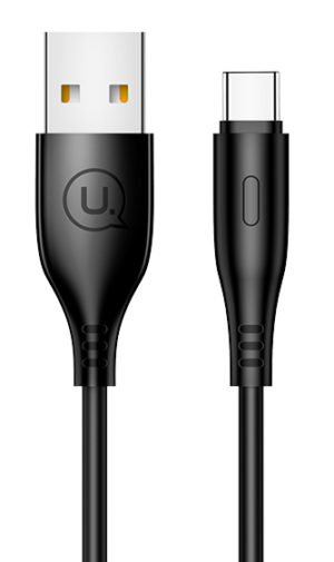 USAMS SJ267USB01 | USAMS καλώδιο USB-C σε USB US-SJ267, 2A, 1m, μαύρο
