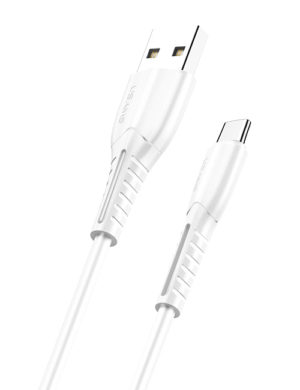 USAMS SJ366USB02 | USAMS καλώδιο USB-C σε USB US-SJ366, 2A, 1m, λευκό