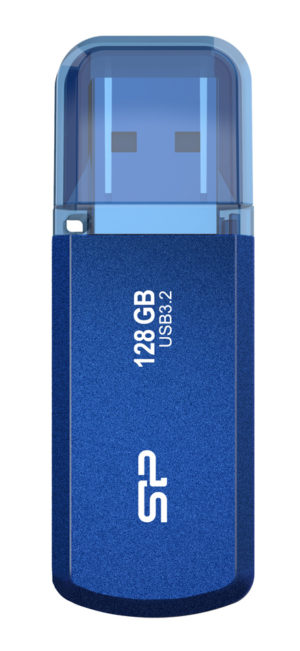 SILICON POWER SP128GBUF3202V1B | SILICON POWER USB Flash Drive Helios 202, 128GB, USB 3.2, μπλε