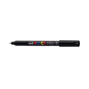 Uni-Ball Markers Posca Pc-1Mr Extra Fine Black (PC1MREXFBLK) (UNIPC1MREXFBLK)