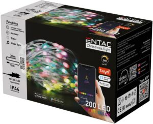 Entac Christmas IP44 200 LED String MC Tuya APP