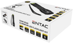 Entac Flashlight Zoom Alu (+Bike Holder)