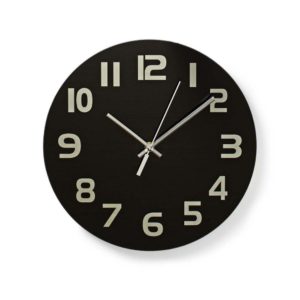 Nedis Wall Clock Plastic 30cm (CLWA006GL30BK) (NEDCLWA006GL30BK)