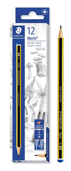 STAEDTLER 120-3 | STAEDTLER ξύλινο μολύβι Noris 120-3, εξάγωνο, H3, 12τμχ