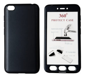 POWERTECH MOB-1394 | POWERTECH Θήκη Body 360° με Tempered Glass για Xiaomi Redmi Go, μαύρη
