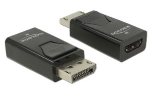 DELOCK 66234 | DELOCK αντάπτορας DisplayPort 1.2 σε HDMI 66234, 4K, Passive, μαύρος