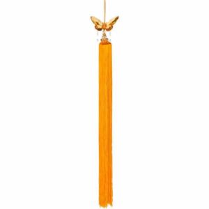 JK Home Décor - Πεταλουδα Διακοσμητική Πορτοκαλί 94cm 1τμχ