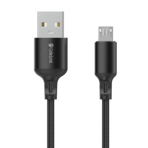 CELEBRAT CB-32A-M | CELEBRAT καλώδιο Micro USB σε USB CB-32, 2.1A, 1m, μαύρο