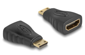 DELOCK 65244 | DELOCK αντάπτορας HDMI σε HDMI mini 65244, gold plated, μαύρος