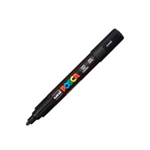 Uni-Ball Markers Posca Pc-5M Medium Black (PC5MMBLK) (UNIPC5MMBLK)