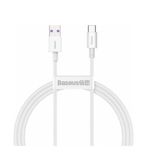 Baseus Superior Series USB 2.0 Cable USB-C male - USB-A male White 1m (CATYS-02) (BASCATYS02)