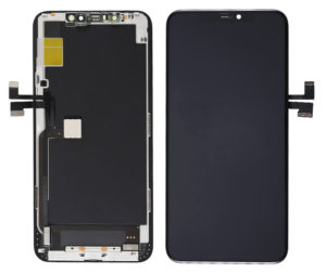 TW INCELL ILCD-022 | TW INCELL LCD για iPhone 11 Pro Max, camera-sensor ring, earmesh, μαύρη