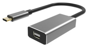POWERTECH PTH-058 | POWERTECH αντάπτορας USB Type-C σε Mini DisplayPort PTH-058, 4K, γκρι