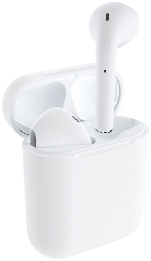 CELEBRAT TWS-W10-WH | CELEBRAT earphones W10, true wireless, με θήκη φόρτισης, λευκά